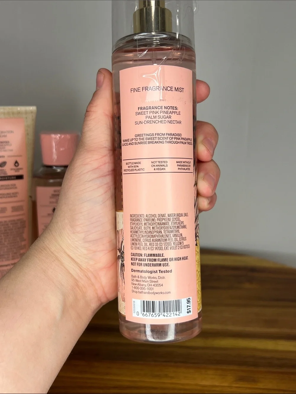 Bath & Body Works Costa Rica Pink Pineapple Sunrise Trio